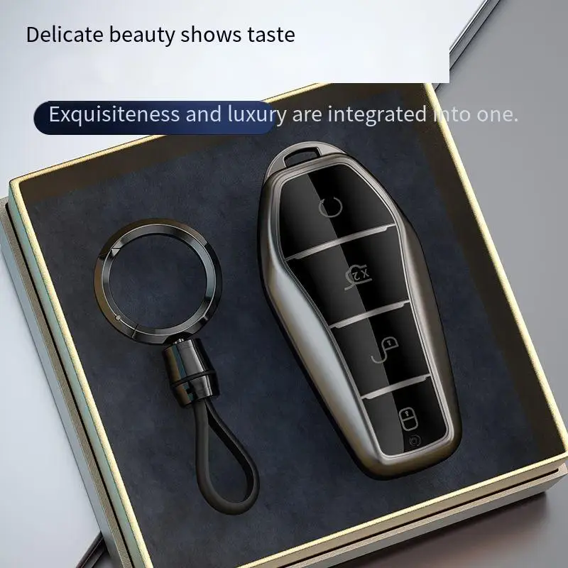 

TPU Car Key Case Full Cover Shell Holder Protection for BYD Qin Plusdmi Atto 3 Han EV Dolphin Key Cover Holder Bag Accessories