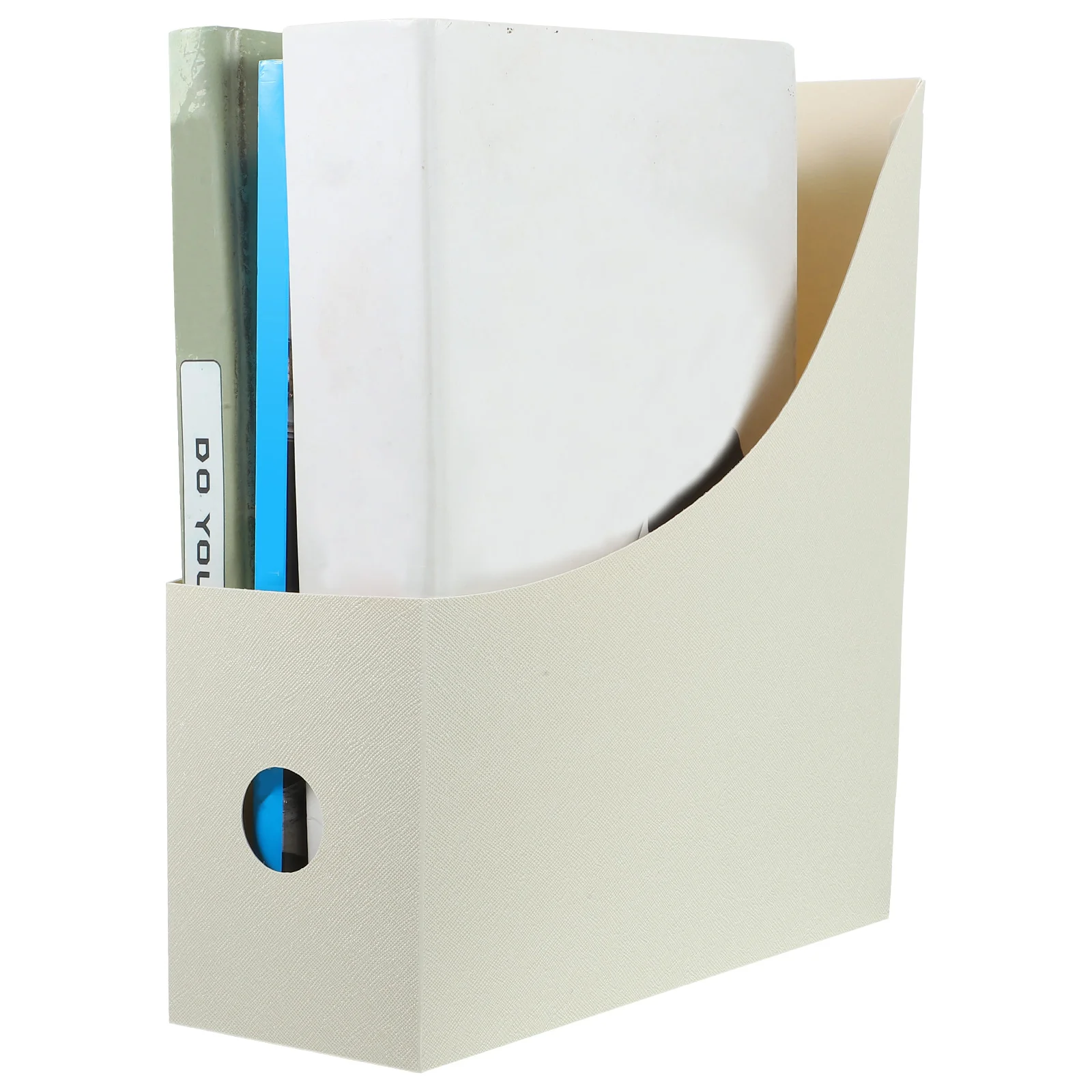 2 Pcs Desktop File Rack Magazine Holder Plastic Book Organizer Holders Folder Brochure Folders Shelf