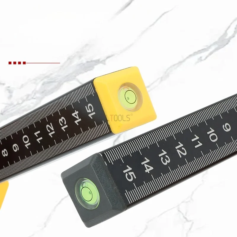 4-Sided Square Equal Height Marking Ruler Magnetic High Precision Laser Grading Tile & Ceiling Level Positioning Gauge Tool view 3