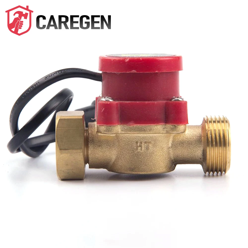 HT60 Thread G1/2 20MM Water Flow Switch  Automatic Pressure Control Connector Valve  Sensor 220V 60W