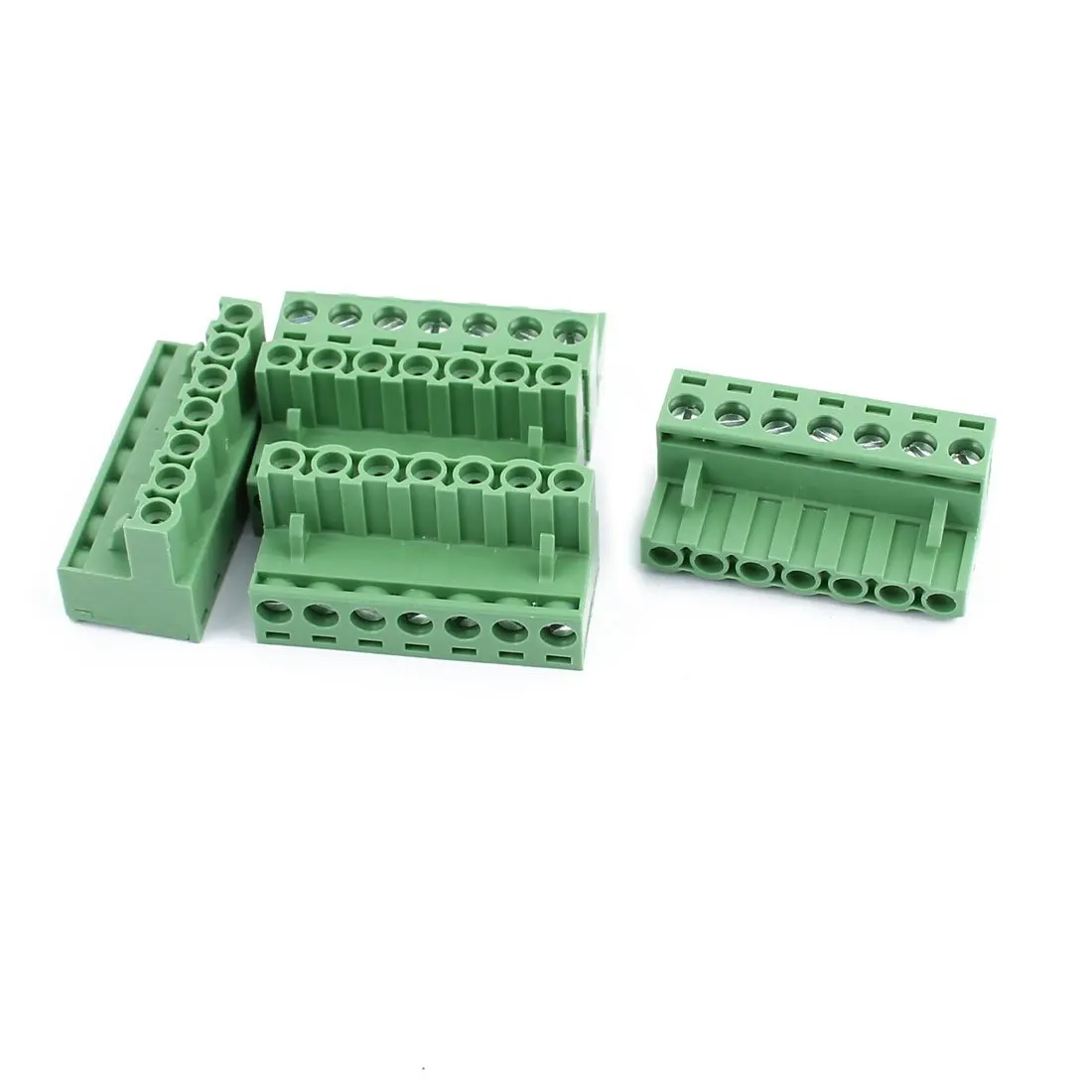 

Keszoox 5.08mm Phoenix Connectors 5Pcs 300V KF2EDGK 5.08mm Pitch 7-Pin PCB Screw Terminal Block Connector