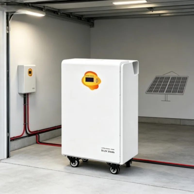 51.2V 350Ah 17.5kWh Wall-Mounted LiFePO4 Battery, All-in-One Off-Grid Lithium Ion Battery For Home Energy Storage