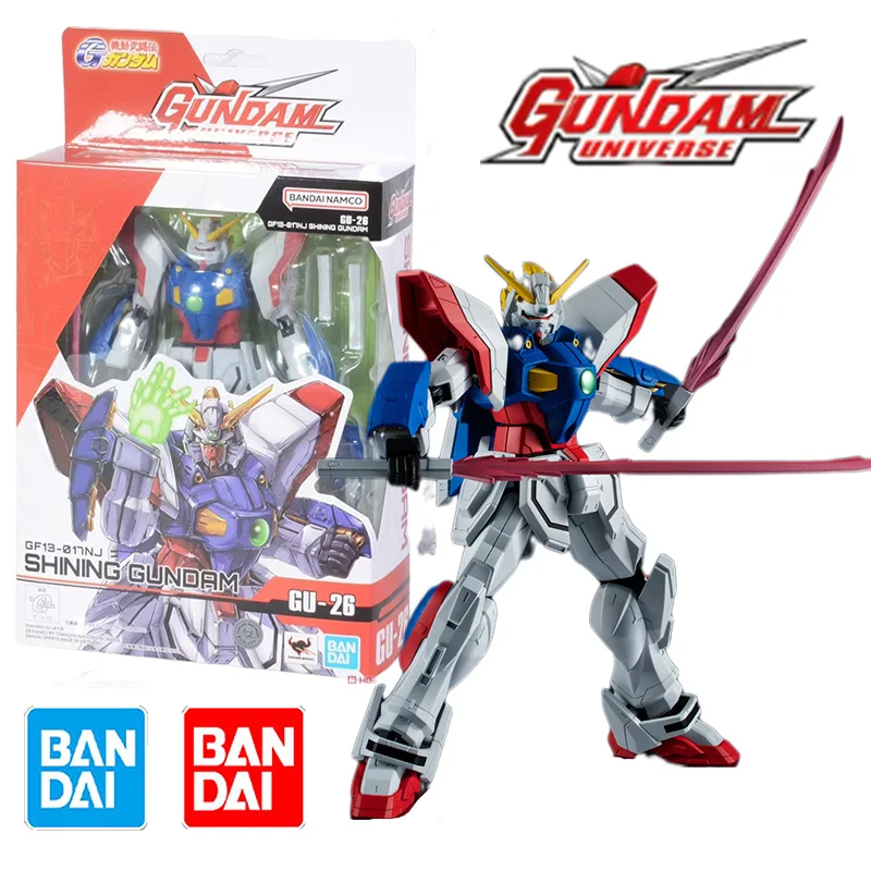 

BANDAI GU 1/144 GUNDAM UNIVERSE GUNDAM SHINING GUNDAM Model Kit Anime Action Figure Model Toys Gift for Boys