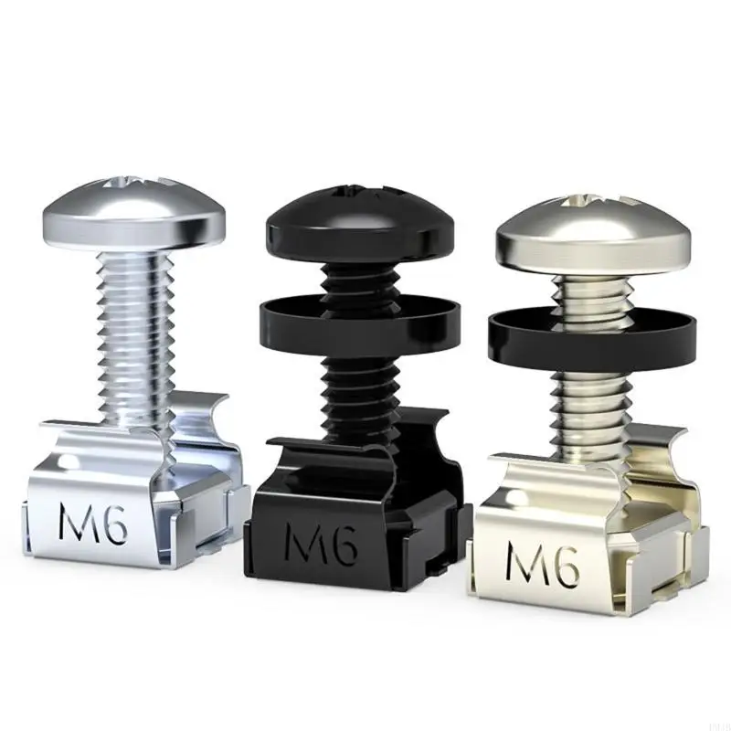 P9JB M6 Rimpasto a per viti a buco quadrato Scaffali server Server Server Server MOUNTING M6X12MM M6X16MM