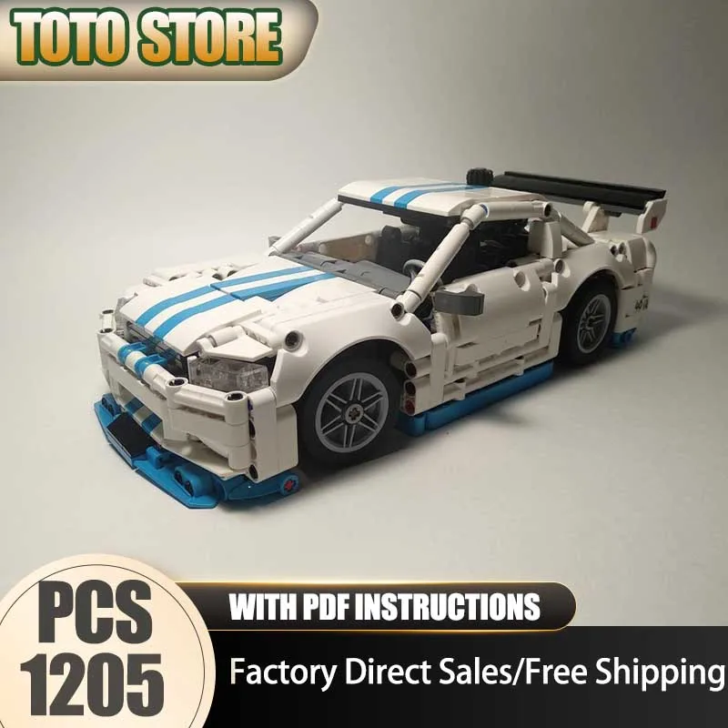 Champion Speed Cars Moc Building Blocks Skyline R34 Model Technology Brick DIY Assembly Construction Holiday Toys Set Gifts