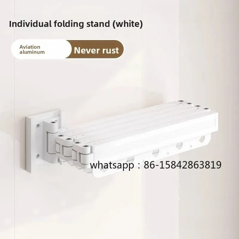 Suction Cup Folding Shower Curtain, Bathroom, Hole-free Dry and Wet Separation Curtain, Invisible Waterproof Shower Partition