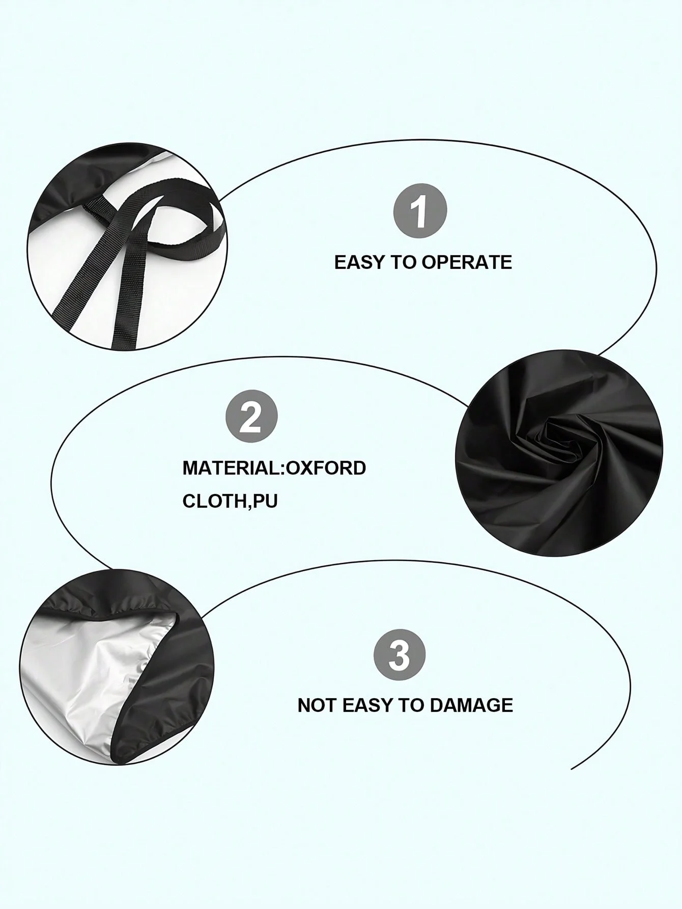 27.5*47.2 بوصة حصيرة صندوق السيارة المقاومة للماء والبقع - بطانة صندوق السيارة العالمية القابلة للطي لشاحنات سيارات الدفع الرباعي، بوليز متينة