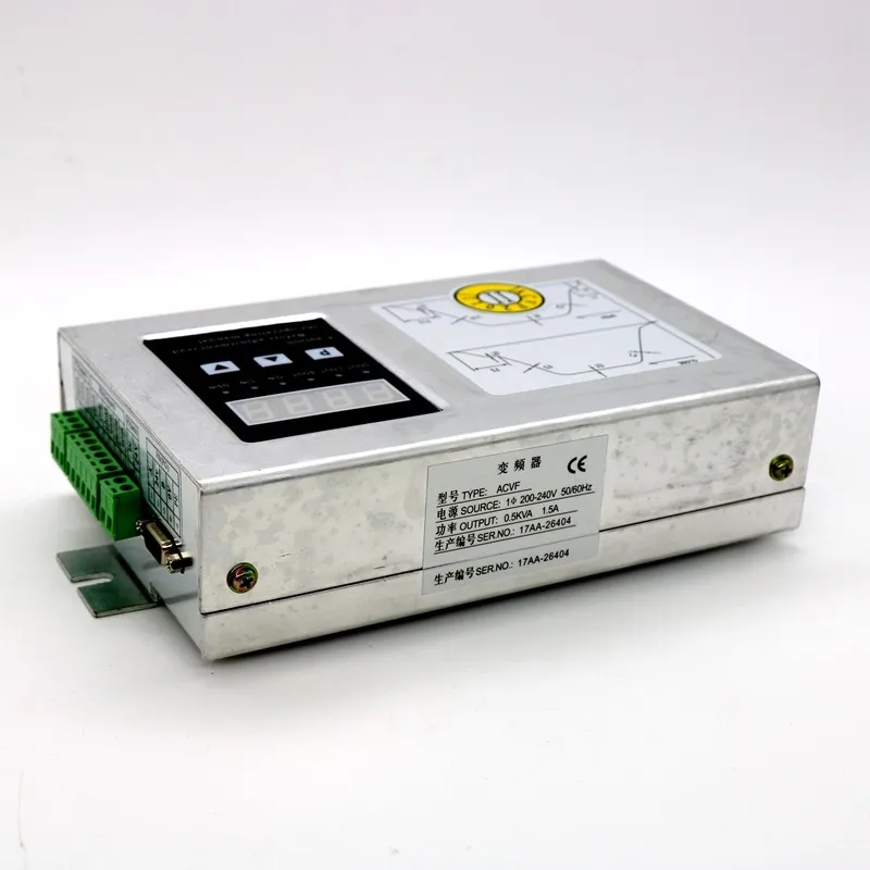 New machine box door controller frequency converter TYPE: ACVF1.5 new A / / 0.37 0.5 KVA