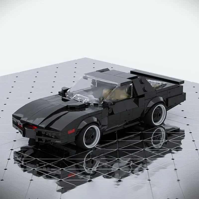 366pcs Moc Car Pontiac Firebirds Trans Am KITT Speed Champions Sports Car Building Blocks Assembly Bricks Toys Kids DIY present
