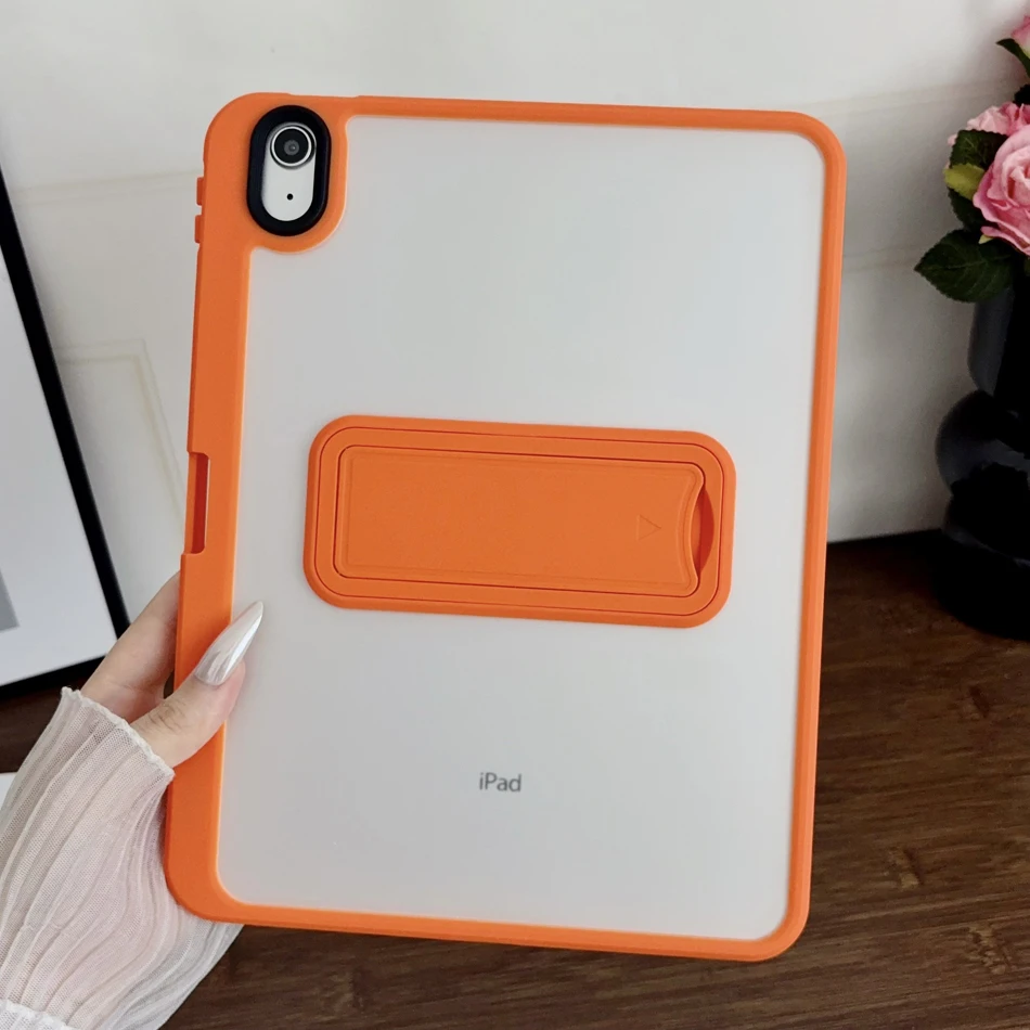 For iPad Case 11th 10th 9 8 7 Gen 2026 2025 A16 Pro 11 10.2 Pencil Slot Translucent Matte Stand Cases Mini Air 3 4 5 6 M4 Cover