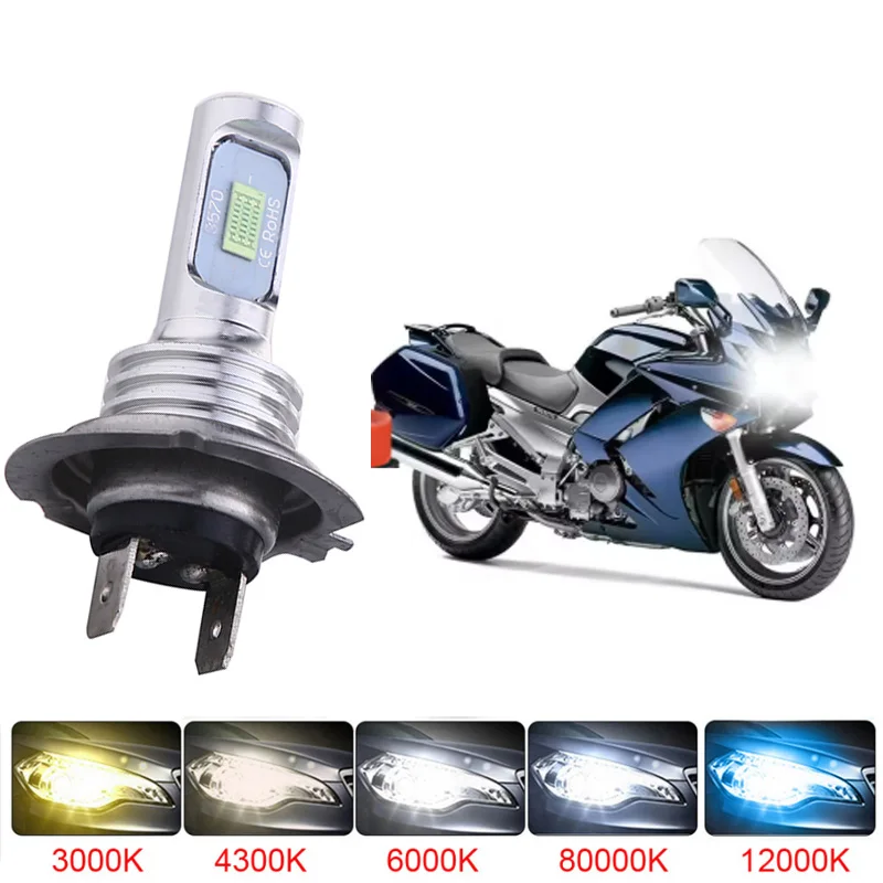 1Pcs Super Bright Motorcycle H7 LED Headlight MOTOR Bulb Lamp 6000K 20000LM For Suzuki GSX1300R Hayabusa 1999-2018