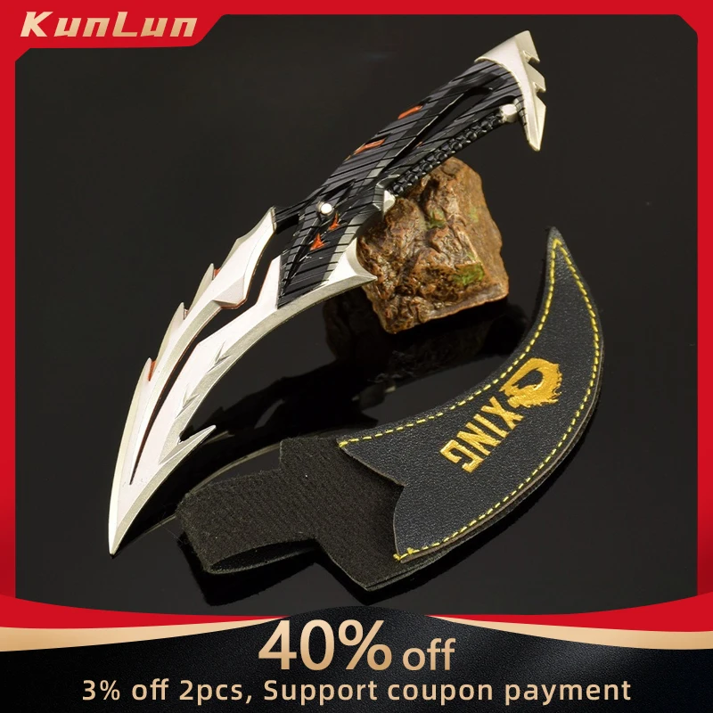 

18CM Valorant Game Peripherals Byteshift Knife Full Metal Craft Weapon Model Collectible Desk Ornaments Birthday Gifts for Boy