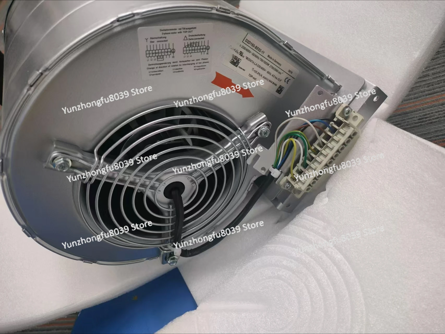 New original German D2D160-BE02-11 230V 700W  fan Lapsaipc，centrifugal  inverter fan