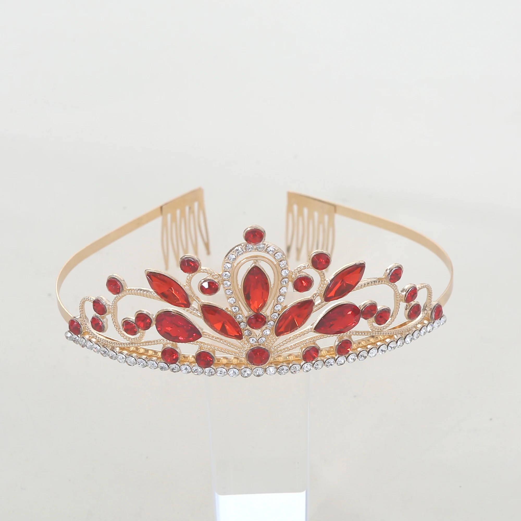 Gold Tiara Crown Women Rhinest - огляд і ціна Women'S Hair Accessories Wedding