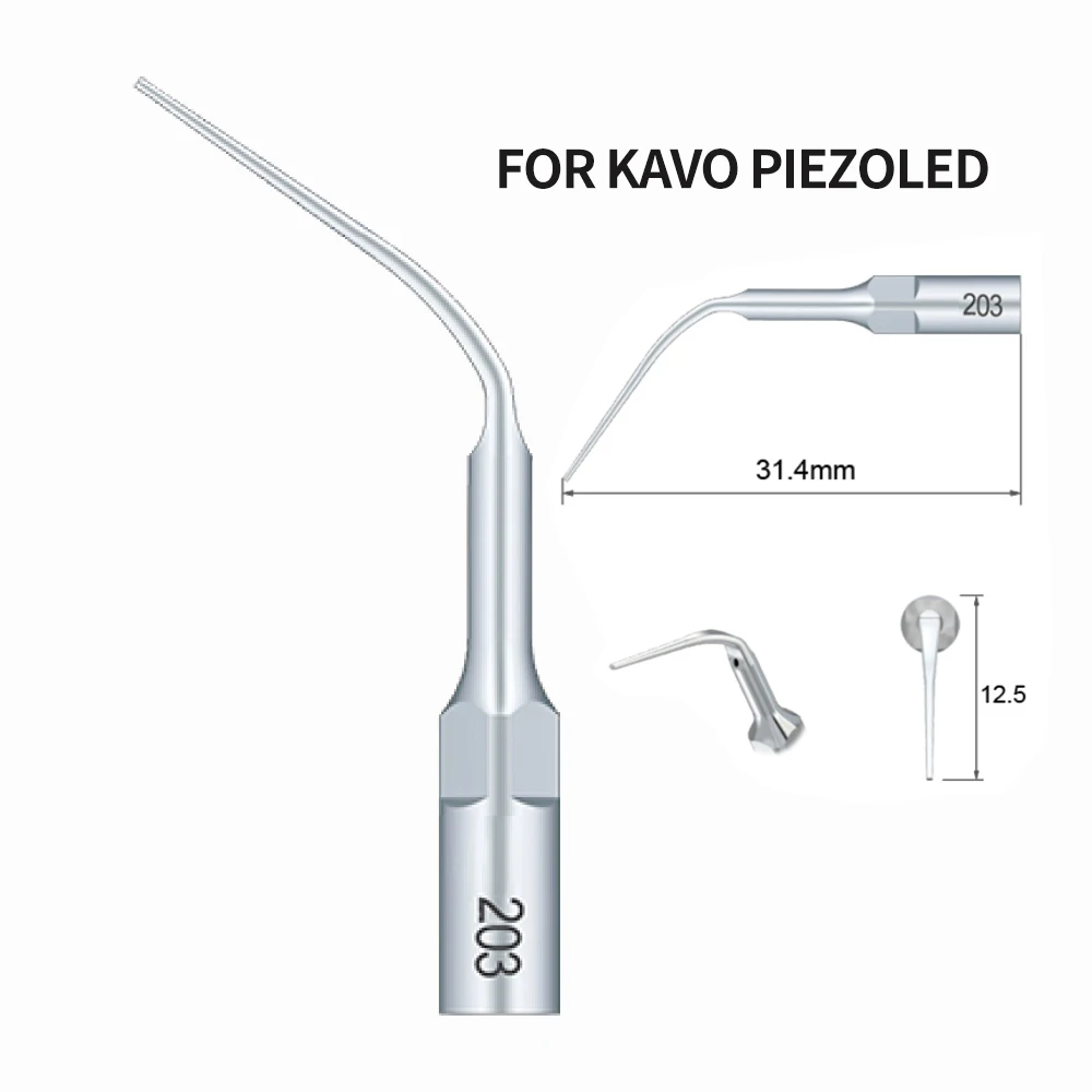 For KAVO PiezoLed Dental  Ultrasonic Scaler Handpiece Tip Scaling Tips 201 202 203 Removing Supragingival Teeth Cleaing Health