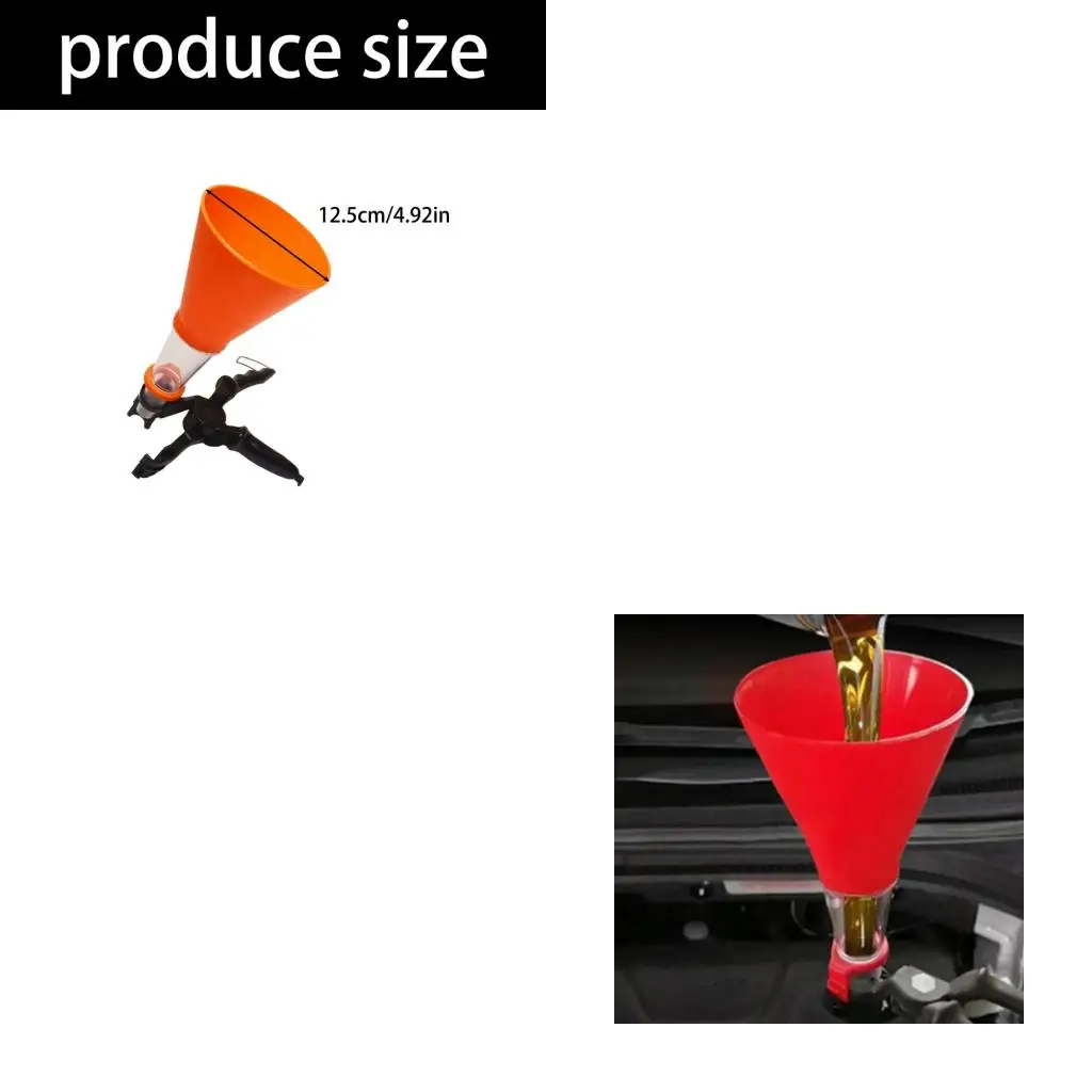 

Инструмент быстрого смены масла быстрого зажима легко управлять автомобильной моторной воронкой.