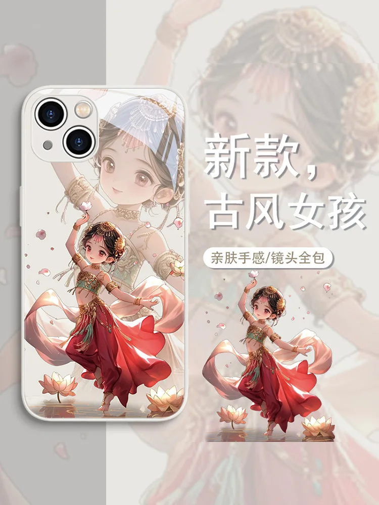 Funda para Iphone 15 y 13, carcasa para chica, 14promax, Ip11, Advanced Niche, Xs, Glass x, 8plus, todo incluido