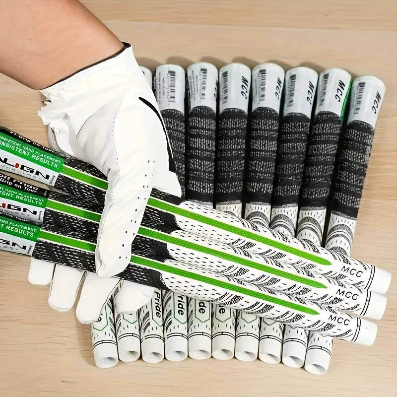 

13pcs Multi-Color Golf Club Grips - Standard & Midsize, Enhanced Control & Comfort with Hemp Thread, Rubber Material for Weather