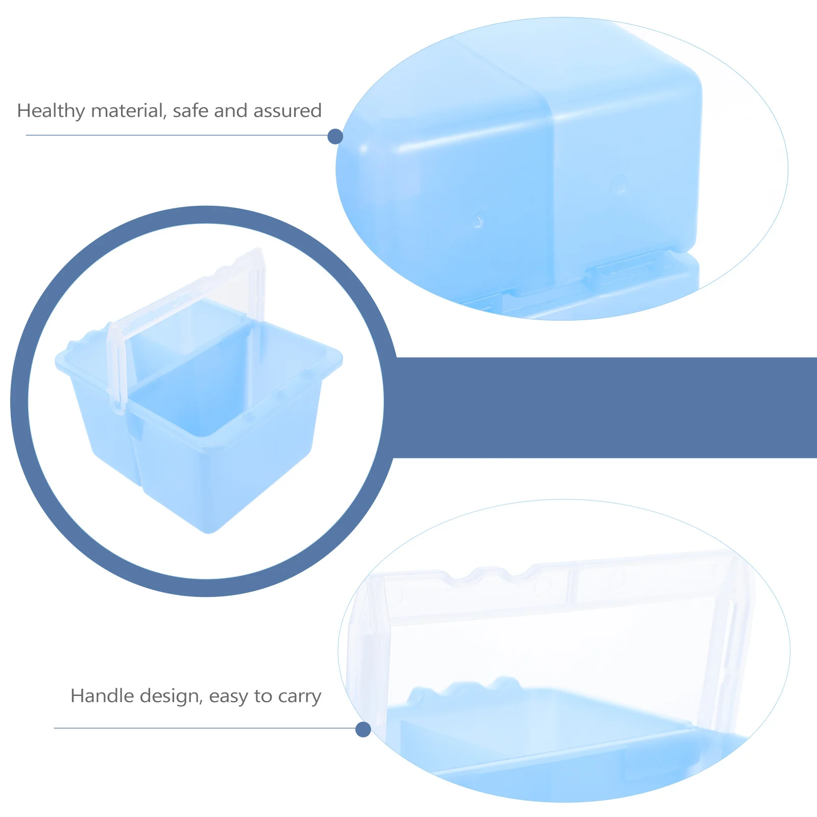 

2pcs Plastic Brush Washing Bucket For Artists Portable Painting Basin Multi-Functional Color Mixing Tool Student Art Supplies