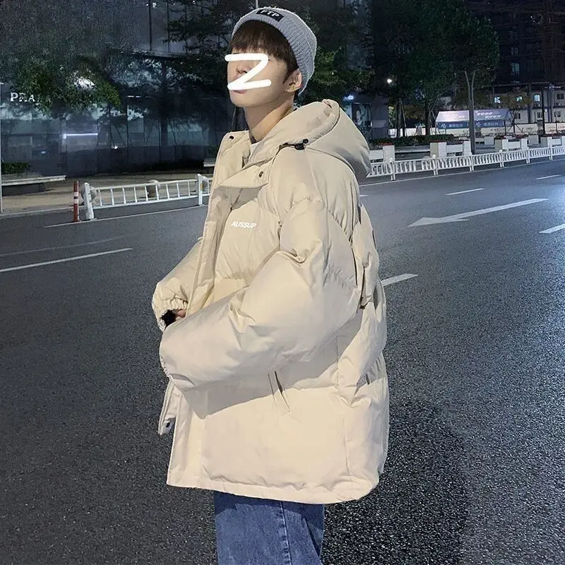

High Quality 2025 New Men's Winter Thickened Cotton-padded Jacket Korean Trendy Loose Ins Trendy Brand Cotton-padded Clothes