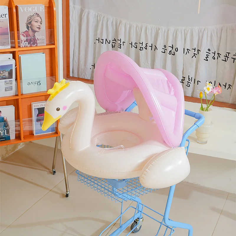 1Pcs Pool Floats Swim Tube Swan Baby Pool Float Inflatable Swim Ring Floaties For Pool Beach And Summer Water Fun ﻿ ﻿ view 5