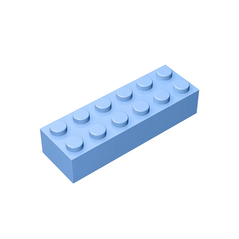 Educational GDS-543 Brick 2 x 6 compatible with lego 44237 2456 pieces of children\'s toys Assemble Building Blocks Technical