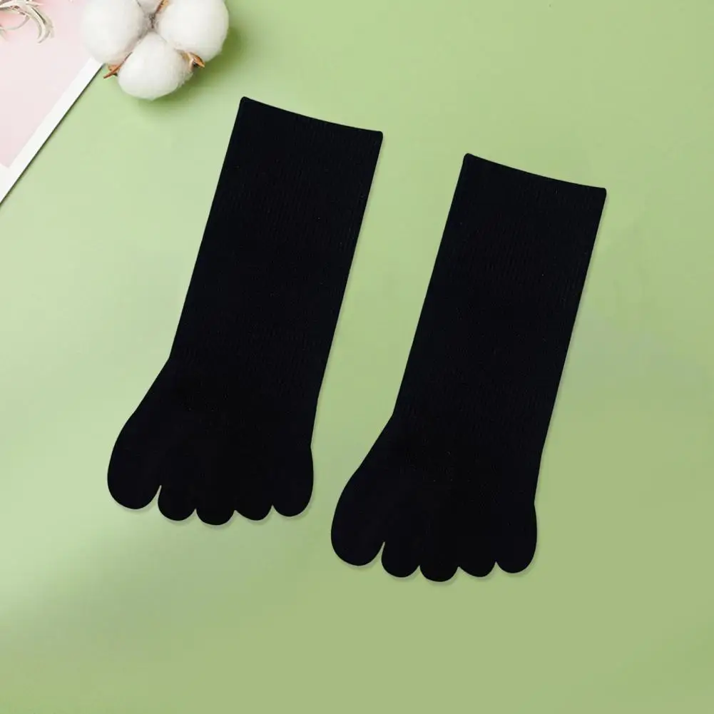 

Solid Color Split Toe Socks Breathable Split Toe Mesh Socks for Adults Anti-slip Sport Socks with High Elasticity for Summer