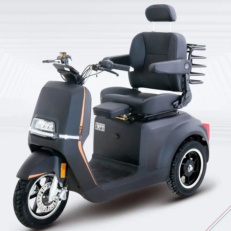 2024 Hot selling 1000W 60V 20Ah electric tricycle household small scooter car with EEC approval for disabled adult daily use