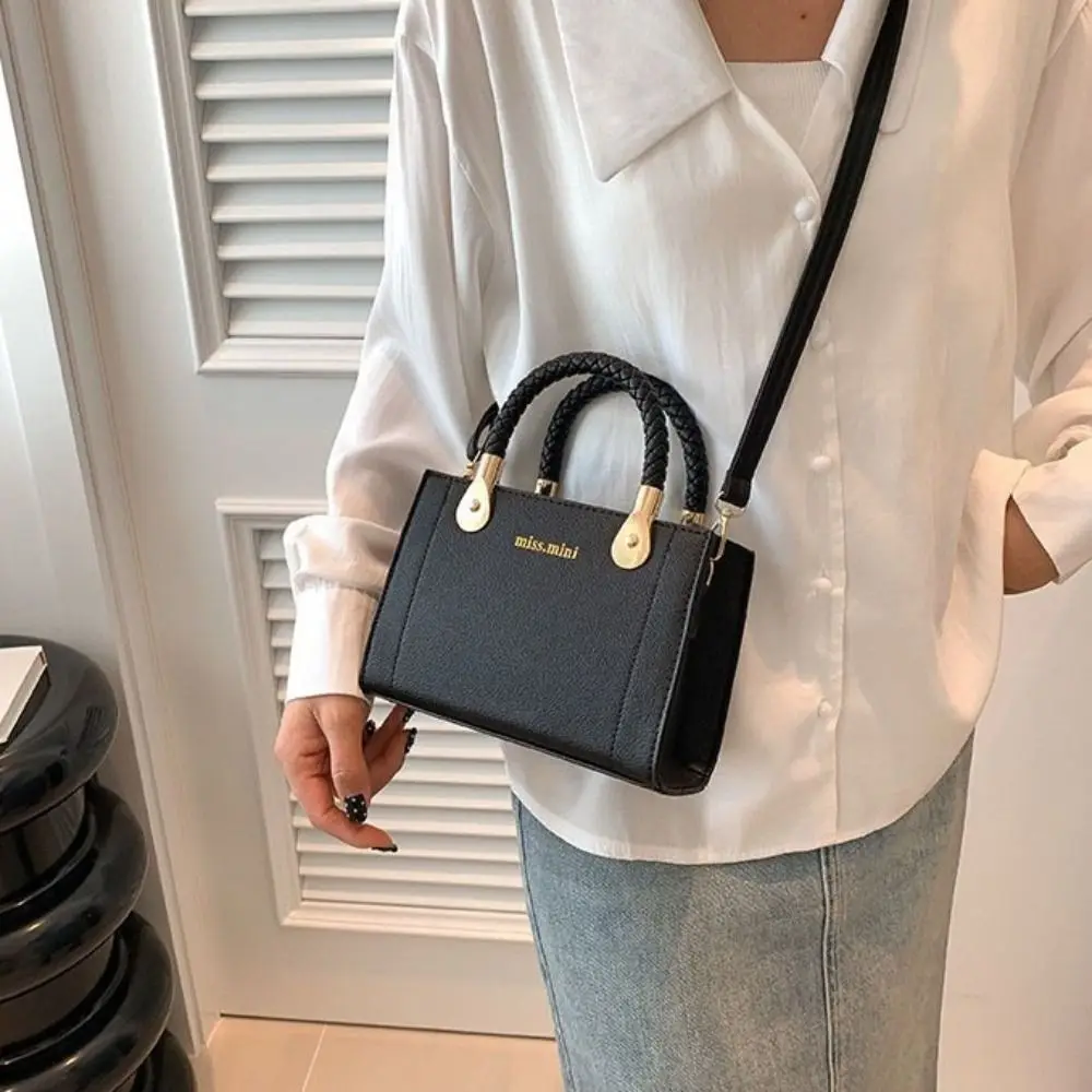 

PU Leather Women Shoulder Bag Light Luxury Large Capacity Ladies Mini Crossbody Bag Handbag Korean Style Small Square Bag Gifts