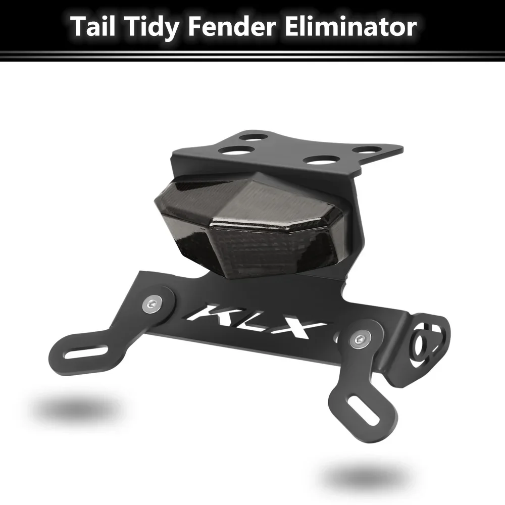 Motorcycle Tail Tidy Fender Eliminator Kit Plug and Play LED Tail Lamp Assembly For KAWASAKI KLX300 KLX300SM 2024 2025 2026