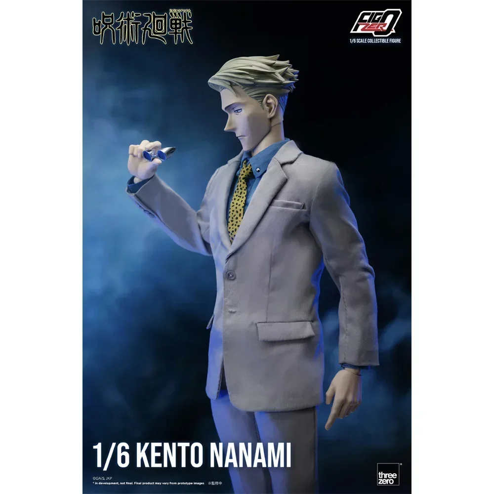 Stock Original Threezero FigZero 1/6 Nanami Kento 30CM Anime Jujutsu Kaisen Action Figure Collectible Model Dolls Statuette Toy