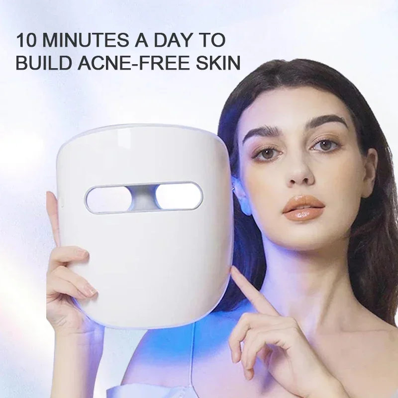 4 Kleuren Licht Led Gezichtsmasker Foton Therapie Schoonheid Masker Huid Verjonging Gezicht Anti Winkle Anti Acne Lifting Schoonheidsverzorging