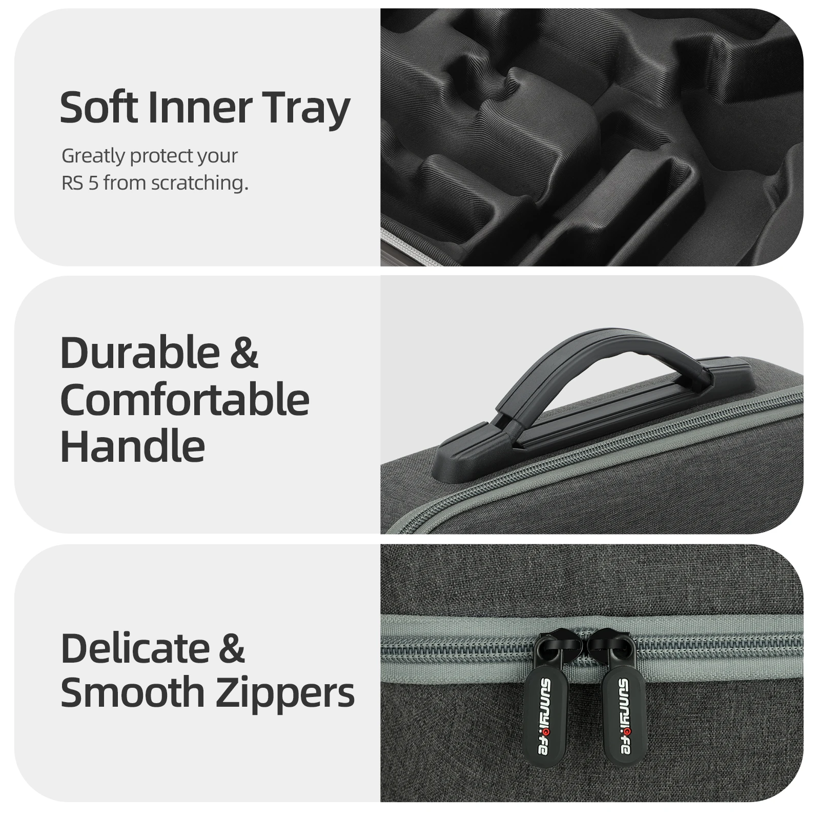 

Carrying Case for for DJI RS 5 Kit,Hard Protective Case Storage Shoulder Bag Travel Case for RS5 Gimbal Stabilizer and Accessory