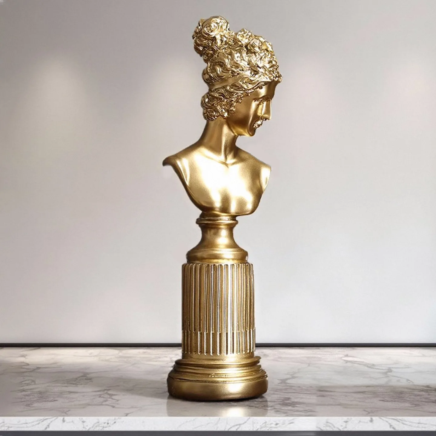 Nordic Minimalist Venus Goddess Sculpture, Light Luxury Resin Figurine Home Decor