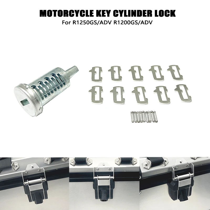 Motorcycles Key Cylinder Lock For BMW R1200GS R1250GS LC ADV F750GS F850GS Lock Cylinder Core Plug Trunk Saddlebag Top Case Box
