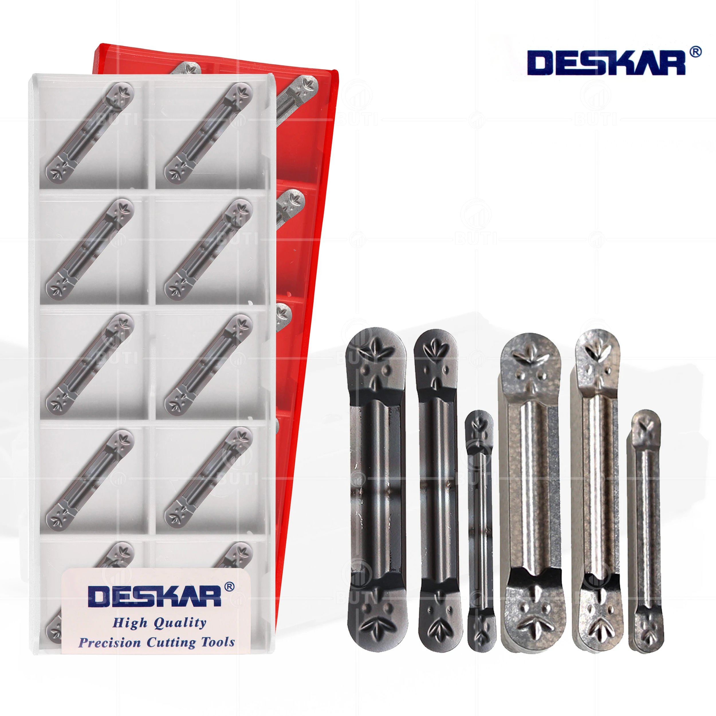 Deskar-cnc Lathe Cutter Cutting Carbide Inserts Slotting Blade Grooving Turning Tool Mrmn200-m Mrmn200-m 400-m Lda K10 100 Original