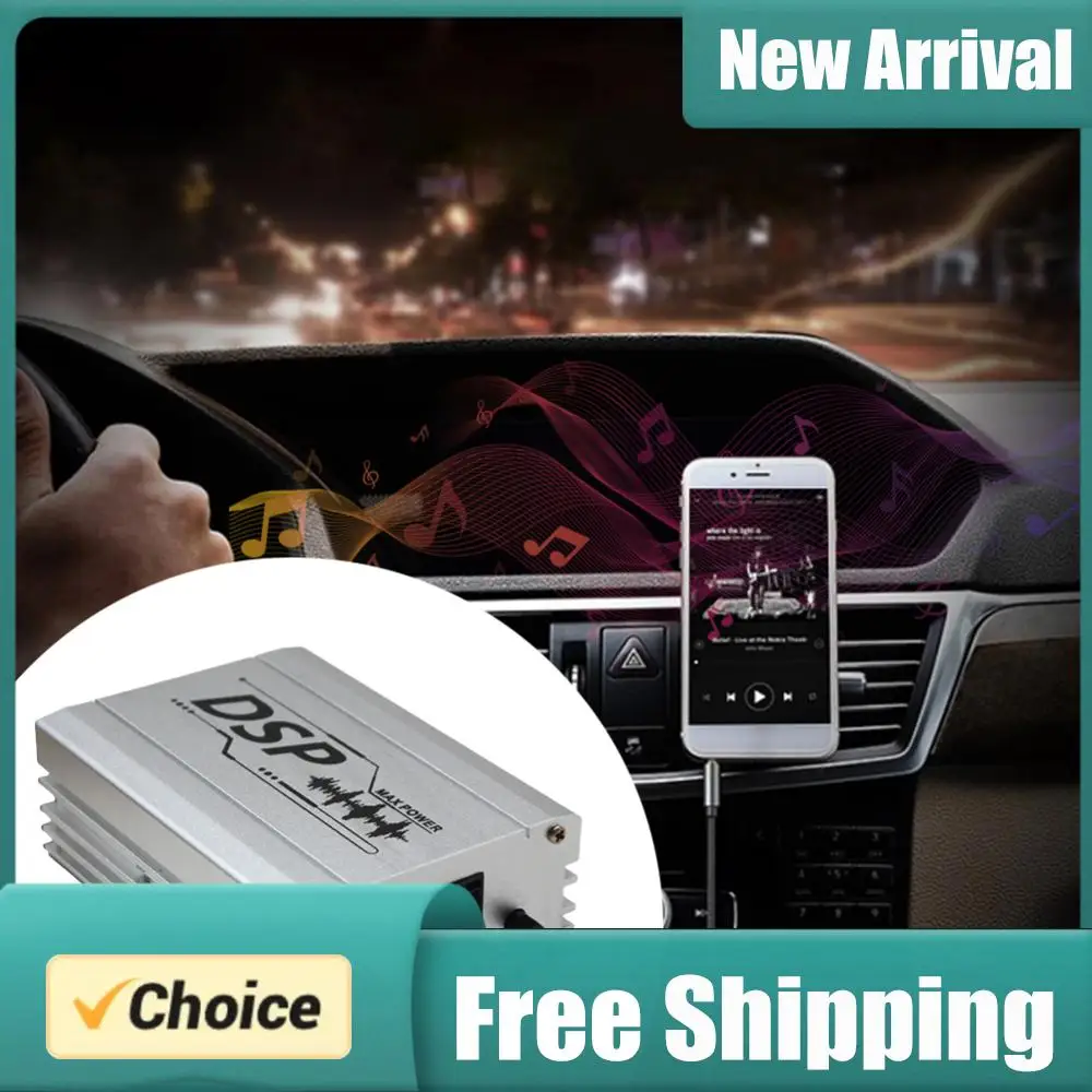 

Car DSP Digital Audio Processor 4 In 6 Out Audio Digital Sound Processor DSP Car Equalizer for Car Audio Enhancement
