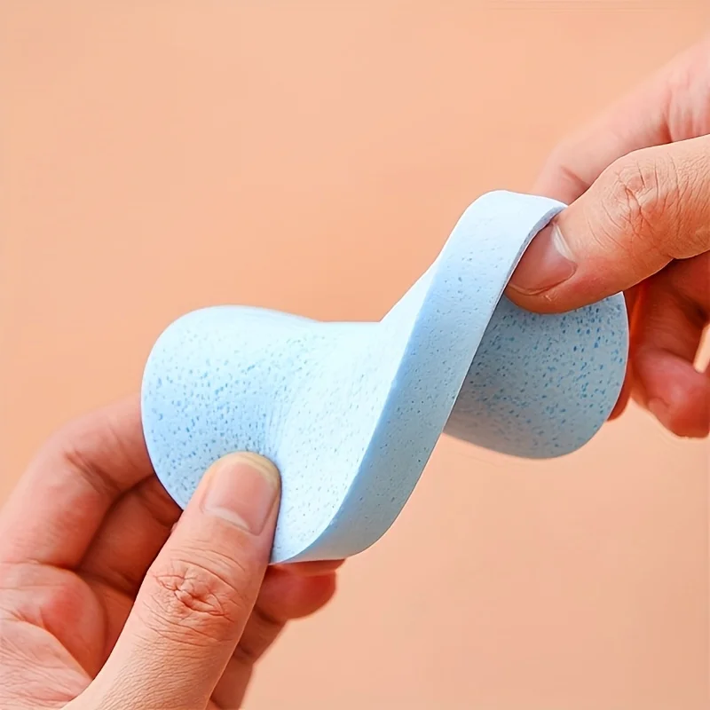 5Pcs Gentle Exfoliating Latex Face Sponges, Random Colors, Makeup Removal Tool for Soft Radiant Facial Skin Care