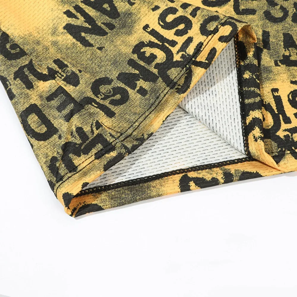 

English Graffiti Sunscreen Face Mask UV Protection Shading Riding Mask Personal Breathable Ice Silk Face Towel Sports