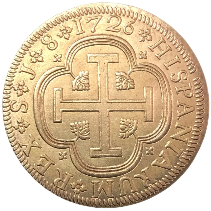 

1726 Spain 8 Escudos - Felipe V Gold Copy Coin