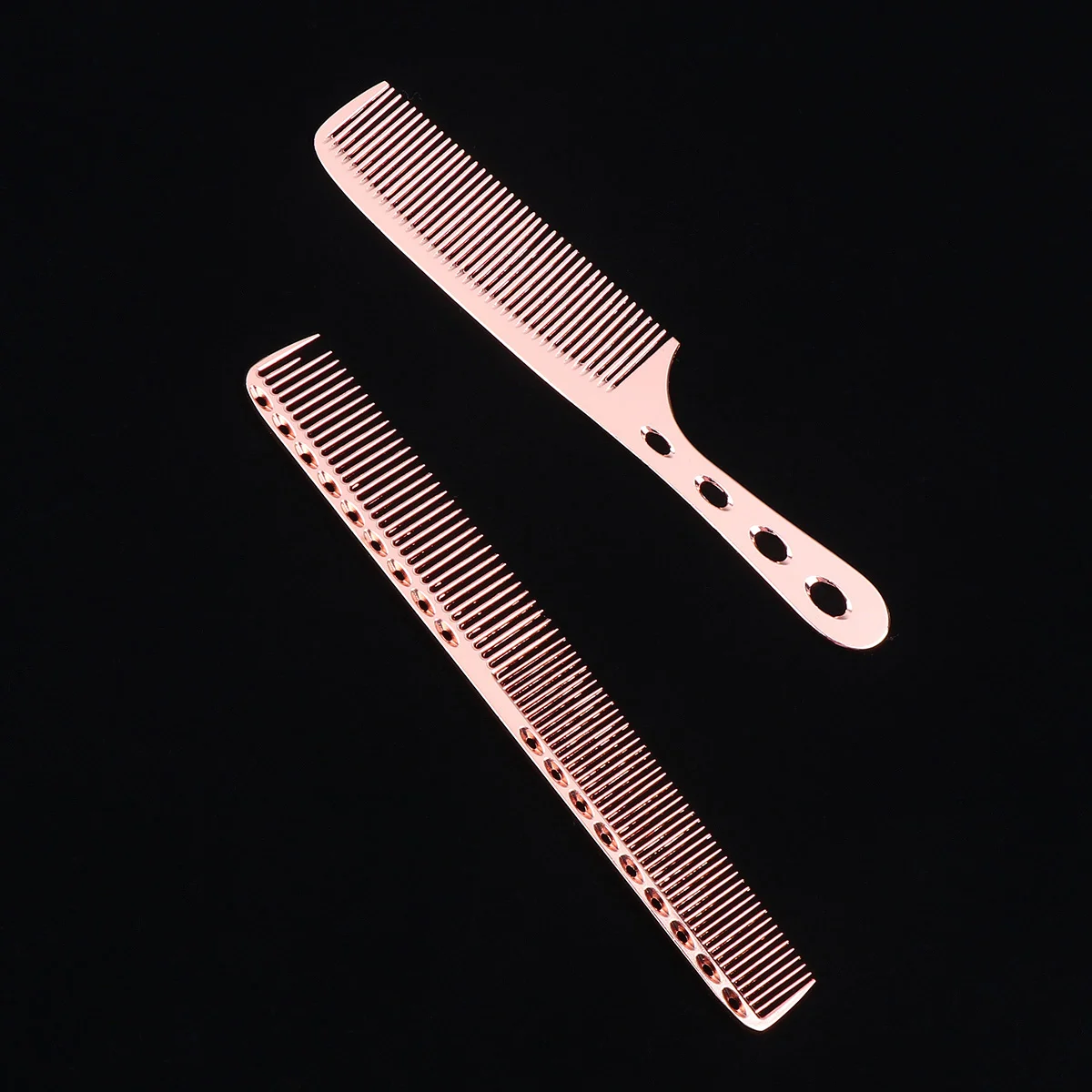 2 Pcs Hair Spary Comb Hairdressing Accessories for Women Man Fork Stainless Steel