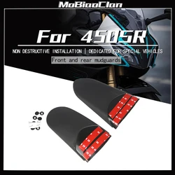 For CFMOTO 450SR 450 SR 450sr Motorcycle Rear Fender Front Mudguard Preventing Flying Sand Extender Fender Splash Extension Pad