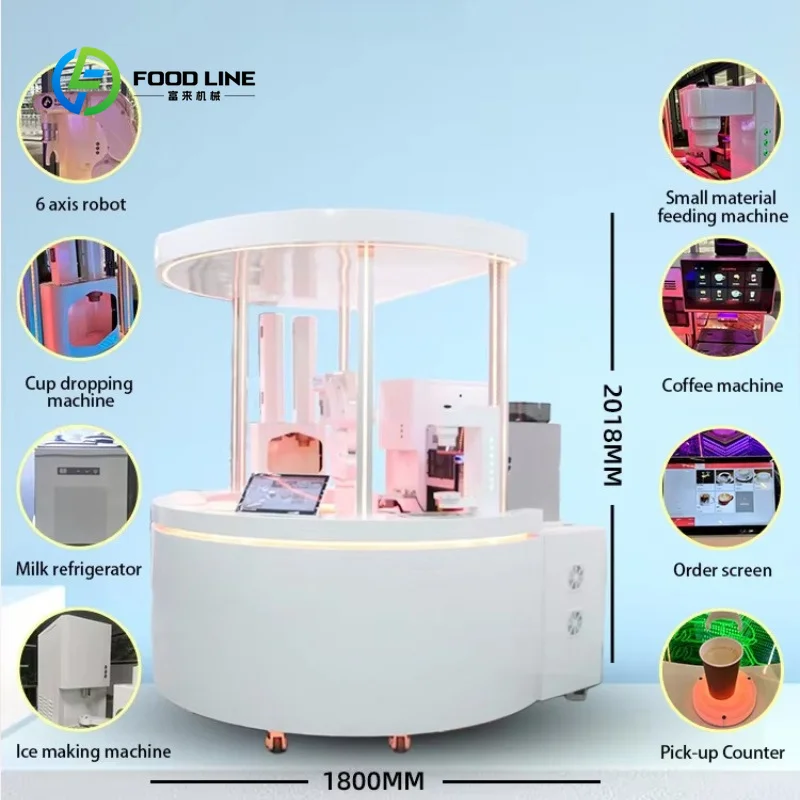 Customized Stainless Steel Semi-Auto Vending Machine 6 Axis Robotic Arm Control System 200-300 Pcs Capacity for Hotel Mall Use