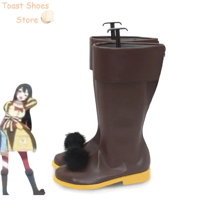 AZUNA Nakagawa Nana Cosplay Shoes Lovelive Nijigasaki High School Cosplay Prop PU Leather Shoe Halloween Boots Costume Prop