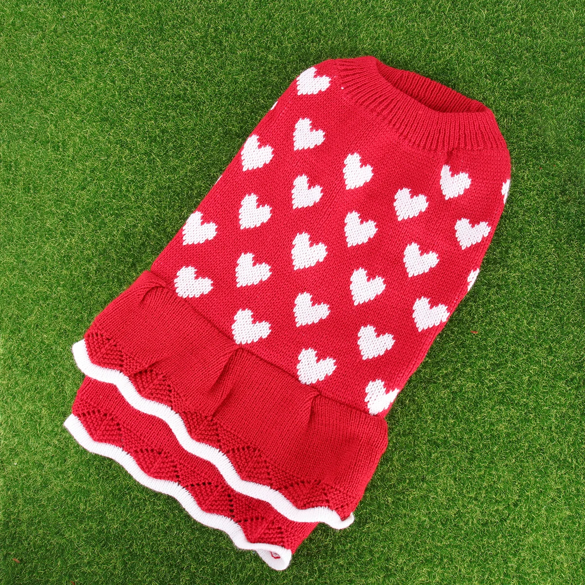 

Love Dog Clothes Xmas Dress Apparel Pet Christmas Medium Sized Outfit for Dogs Sweaters