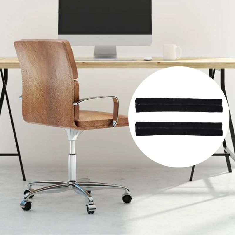 Black Armrest Cover Machine Washable Comfortable Furniture Accessory