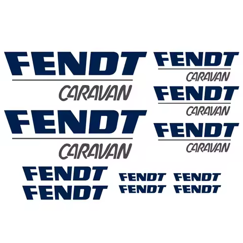11pcs for FENDT sticker sticker RV camper caravan