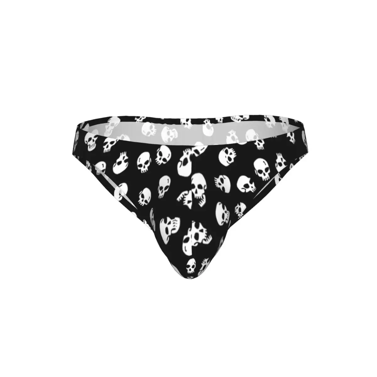 Men's Sexy Briefs Breathable Bikini Geometric Cool Halloween Skulls Men Underpants Low Cut Man Underwear Panties - view 4