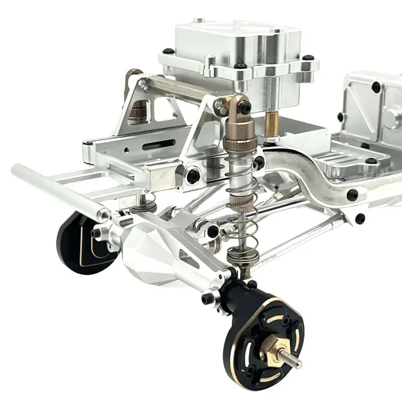 Gefreesde aluminium portaalas voor MJX 1/12 H12Y H12Y+ H12P chassis upgrade-onderdelen