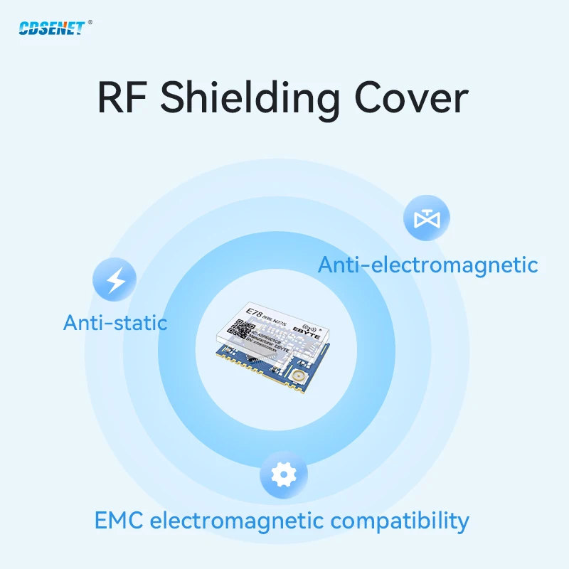 LoRaWAN SoC ASR6601 868MHz โมดูล LoRa E78-868LN22S(6601) 22dBm เครื่องรับส่งสัญญาณไร้สาย SMD PCB แสตมป์รูเชื่อมต่อ TCXO RF วิทยุ